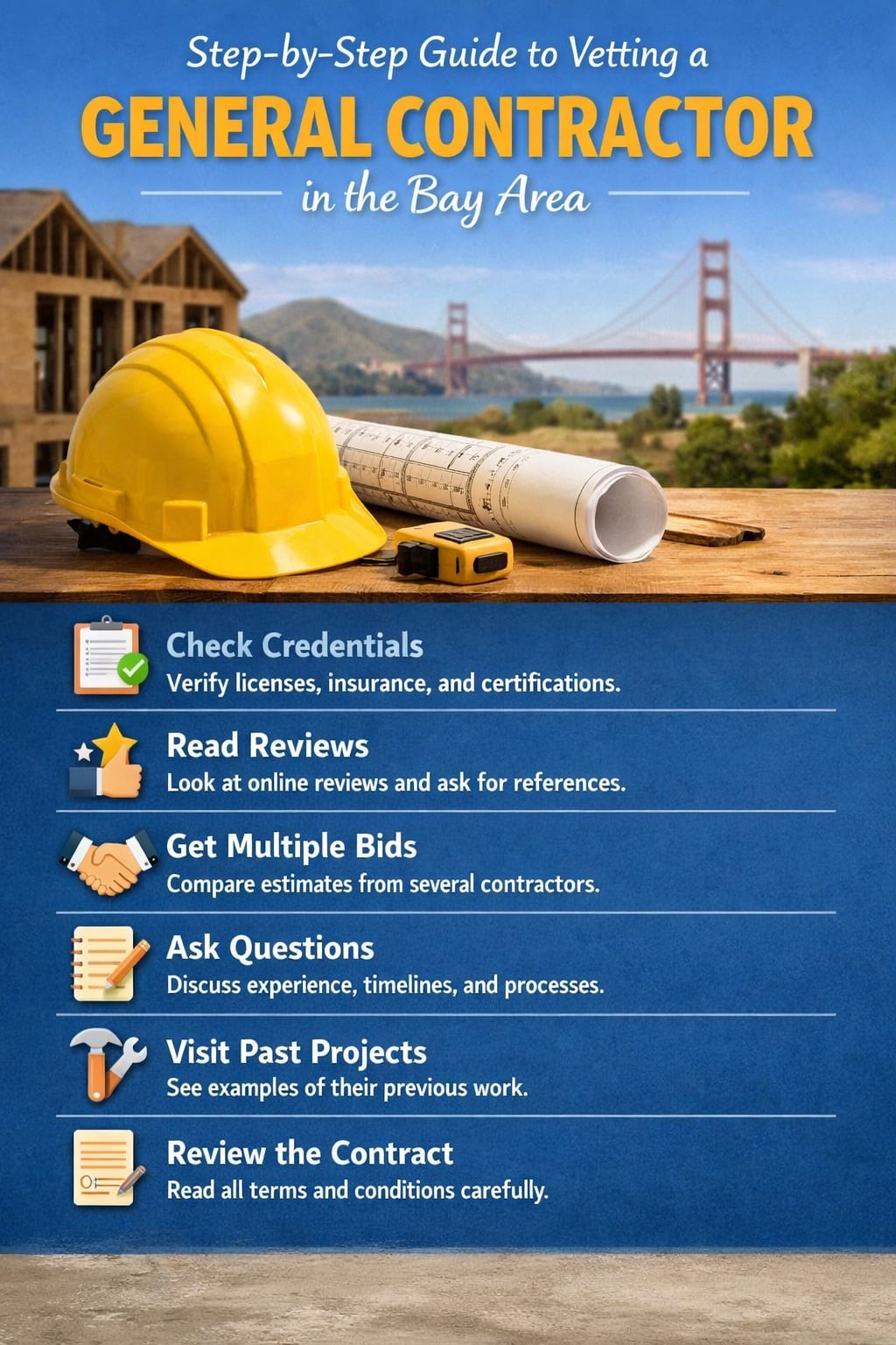 Finding the Best General Contractor in the Bay Area in 2026