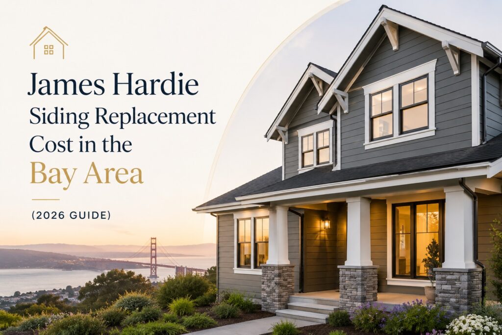 James Hardie Siding Replacement Cost in the Bay Area (2026 Guide)