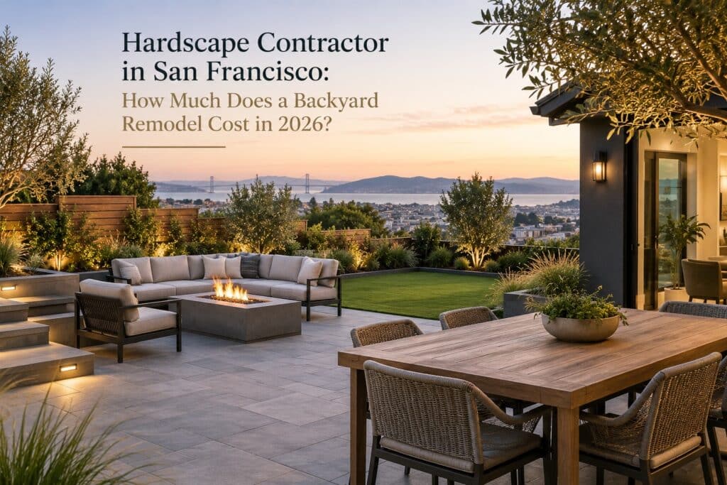 Hardscape Contractor in San Francisco: How Much Does a Backyard Remodel Cost in 2026?