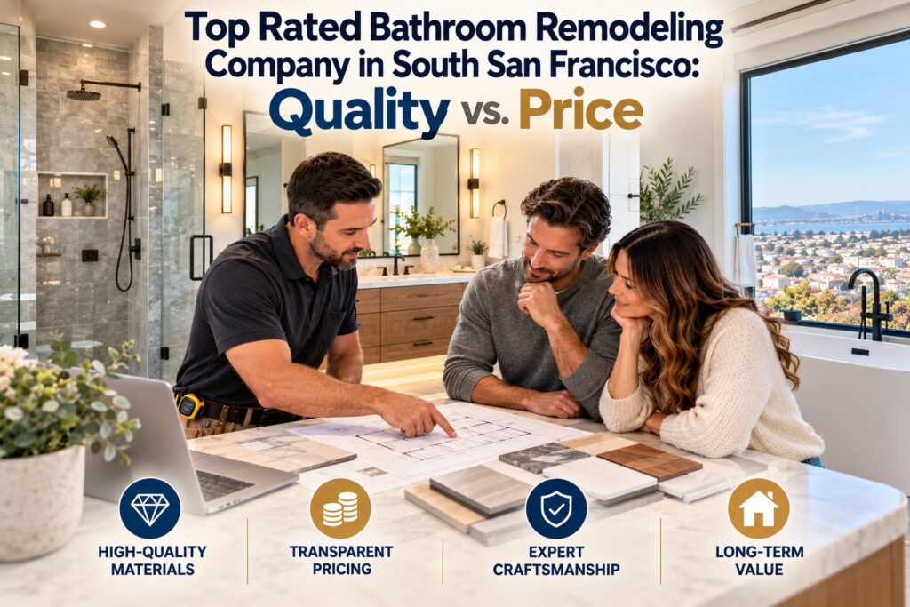 Top Rated Bathroom Remodeling Company in South San Francisco: Quality vs. Price